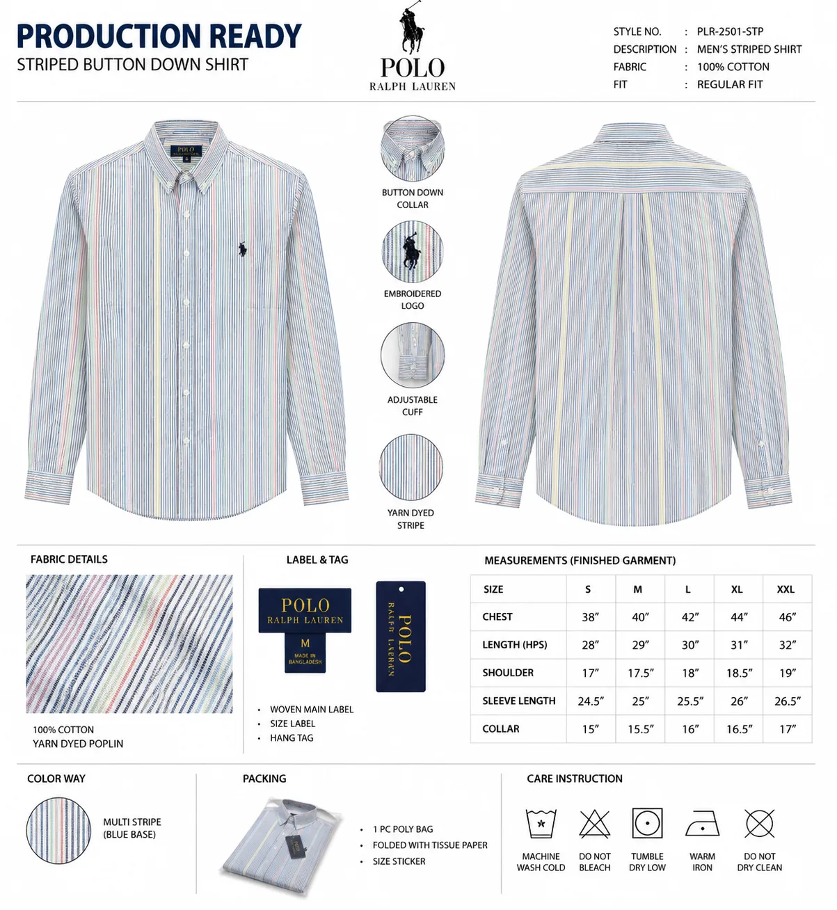 Multi Stripe Oxford photo 2